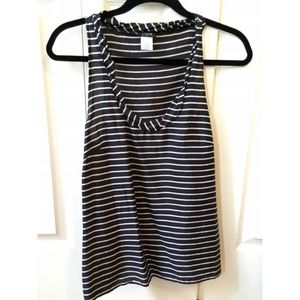 J.Crew Striped Silk Tank Top